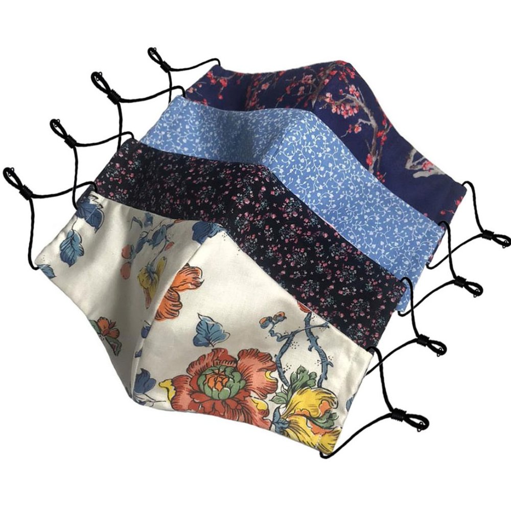 Handmade Face Masks W/ Nose Wire & Filter Pocket